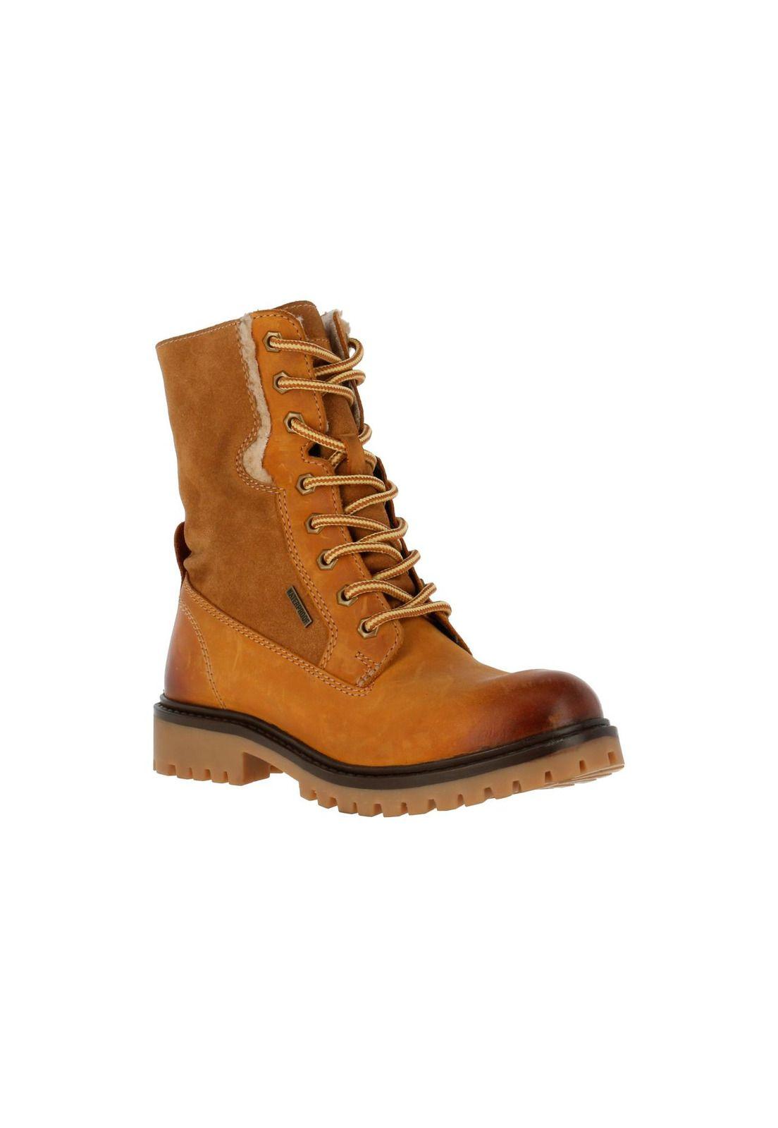 Botin Cuero Lory Camel-0