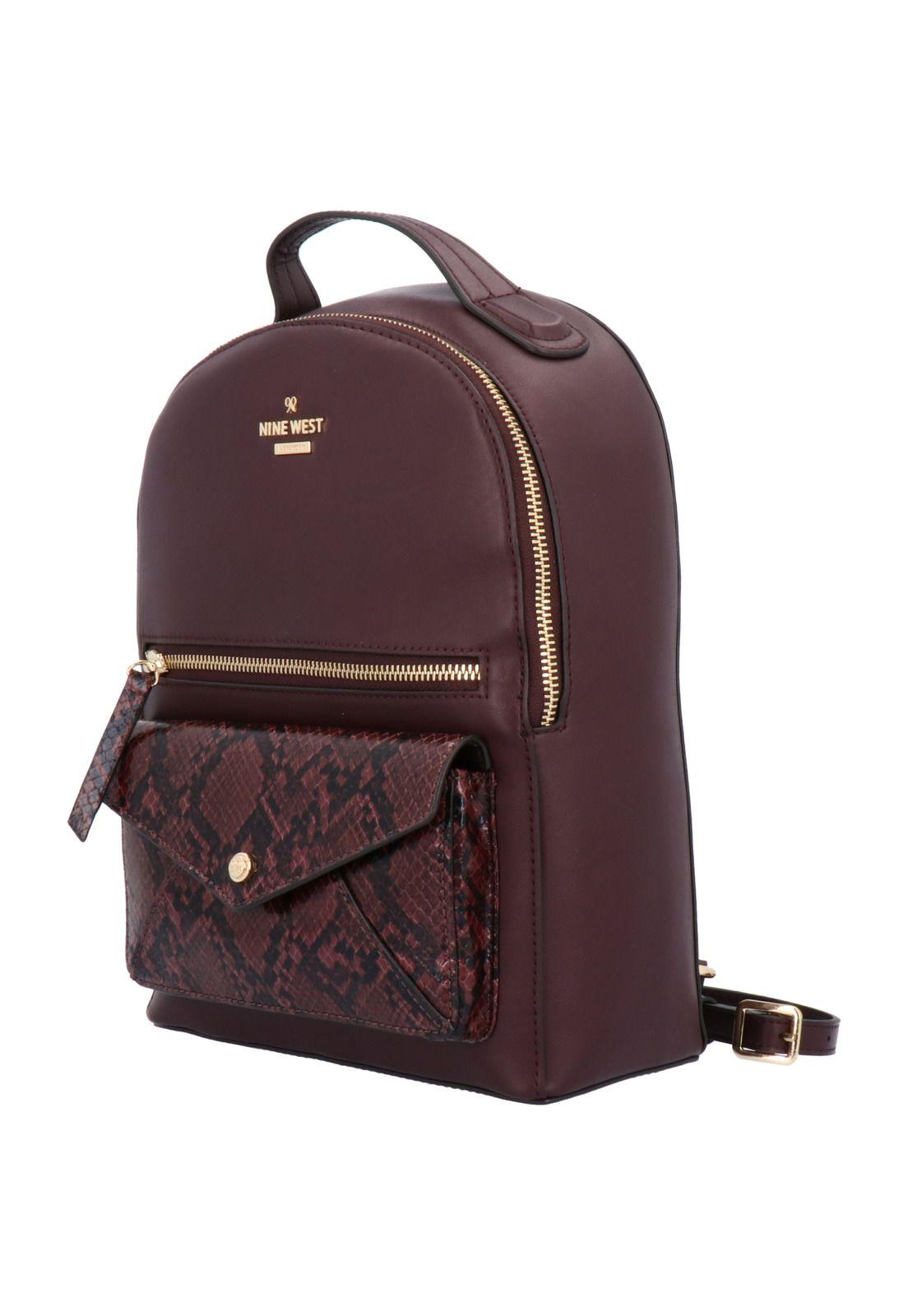Mochila Amelia Backpack Burdeo Mujer-1