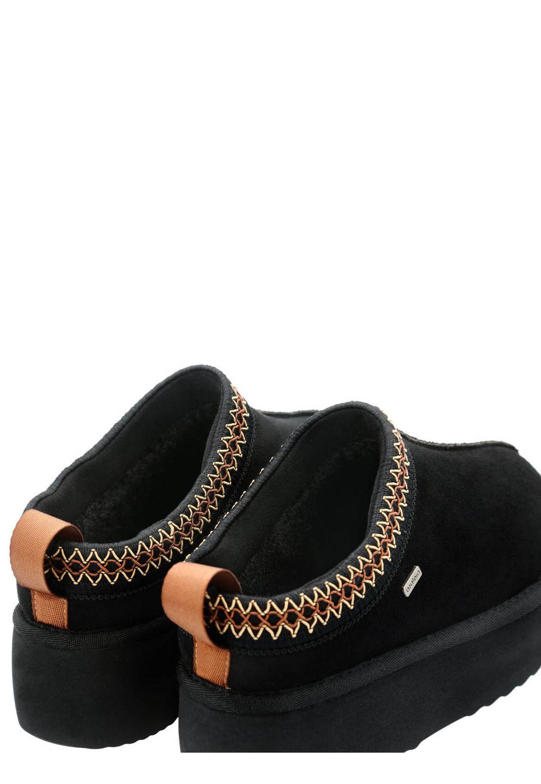 Pantufla Luton Mujer Negro-9