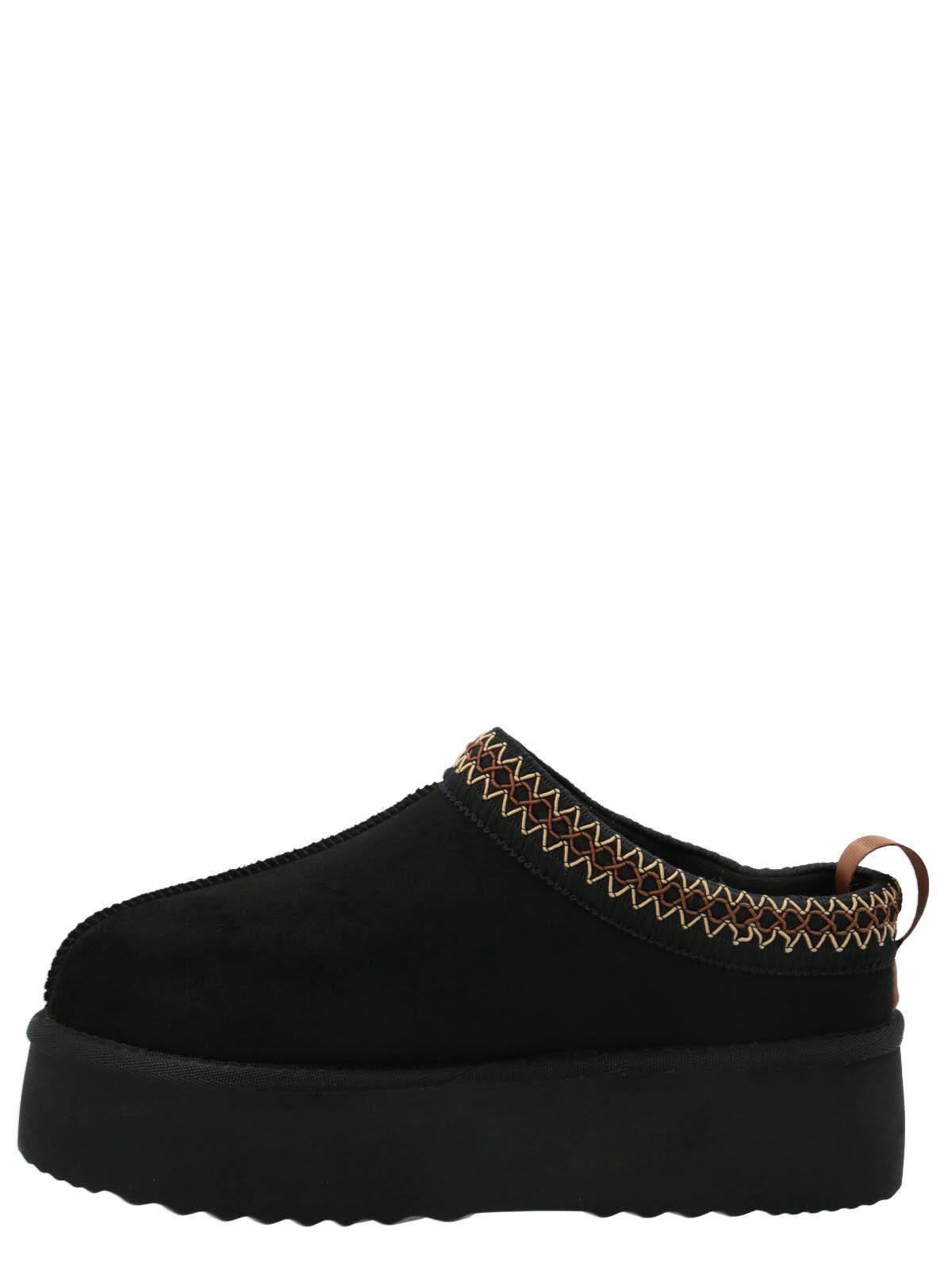 Pantufla Luton Mujer Negro-5