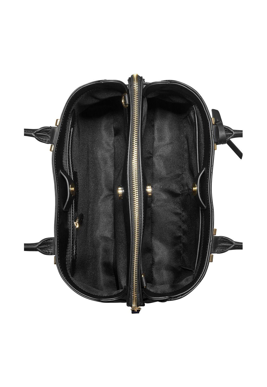 Cartera Eloise Jet Set Satch Negro Mujer-3