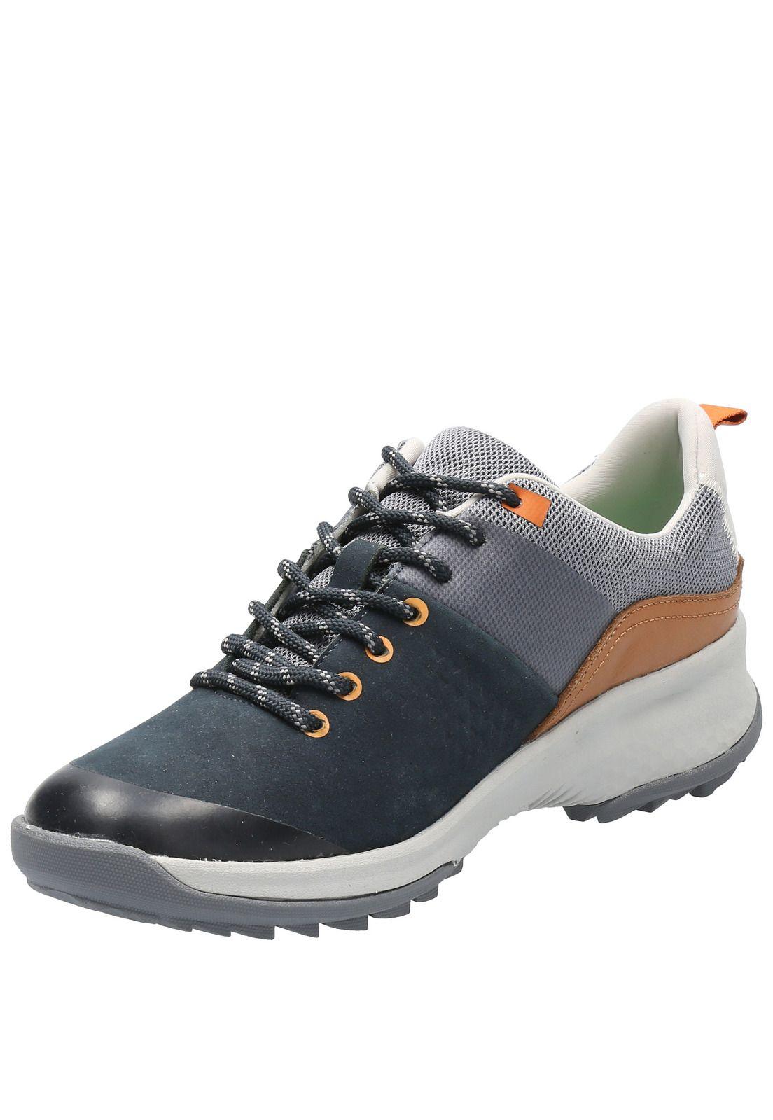 Zapatilla Cuero Mujer Iguazu Azul Marino-4