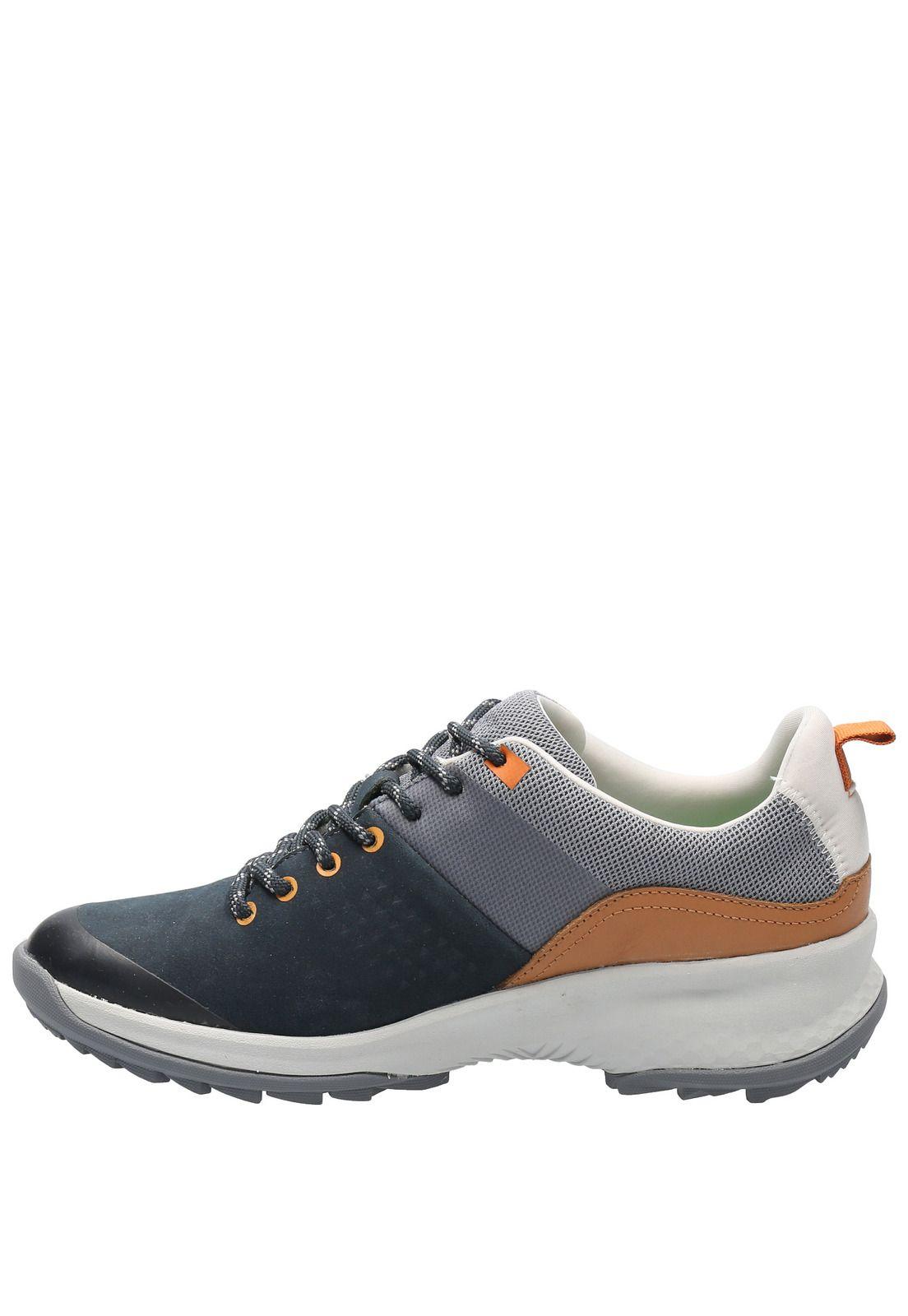 Zapatilla Cuero Mujer Iguazu Azul Marino-5