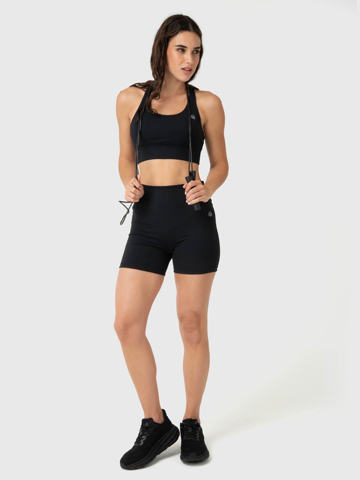 Short Mujer Sara Aloe Negro -4