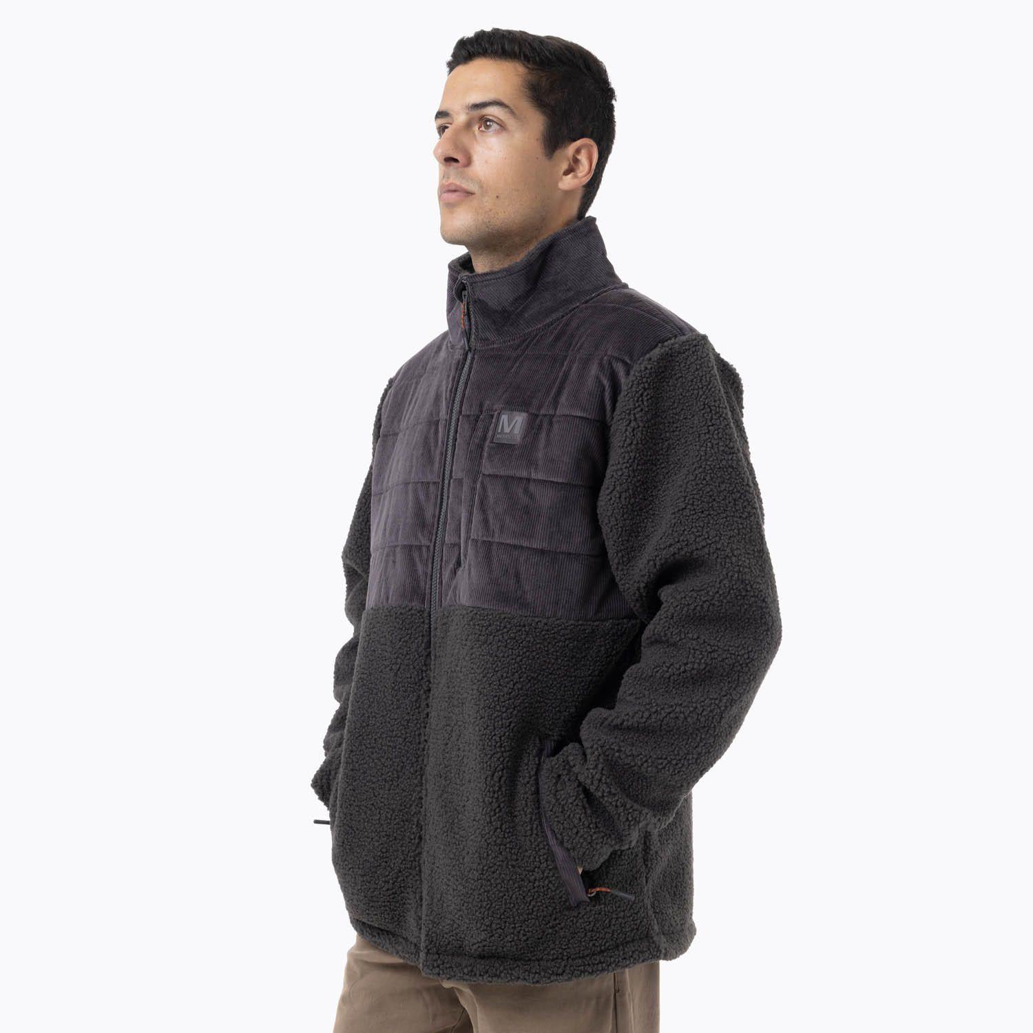 Polar Hombre Ridge Sherpa Gris Oscuro-1