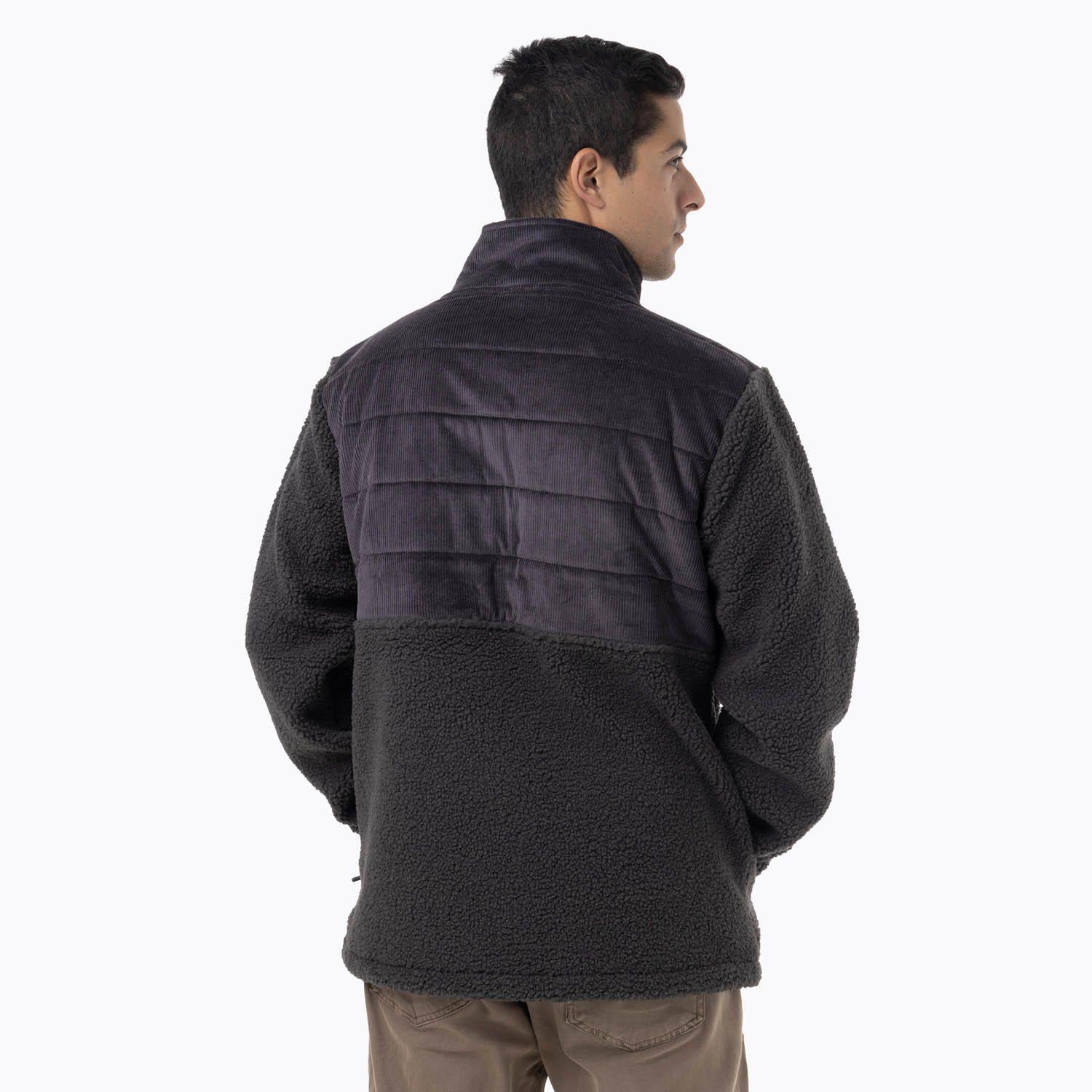 Polar Hombre Ridge Sherpa Gris Oscuro-3
