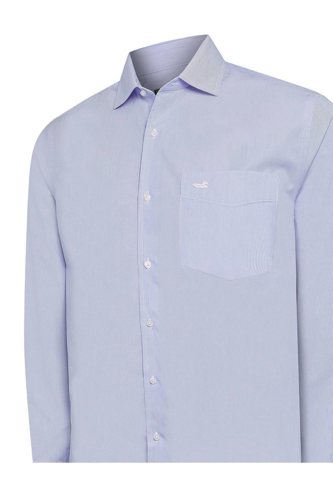 Camisa Cuello Italiano Hombre Easylife Celeste-4