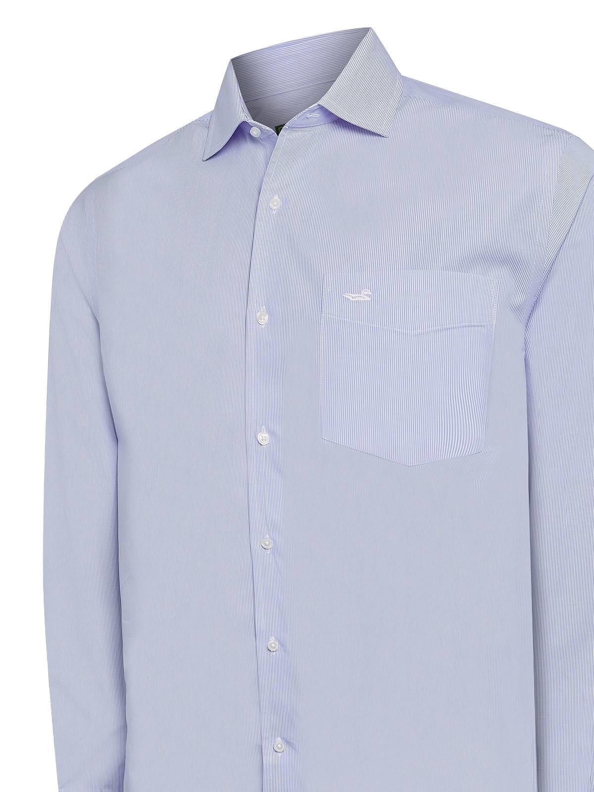 Camisa Cuello Italiano Hombre Easylife Celeste-4