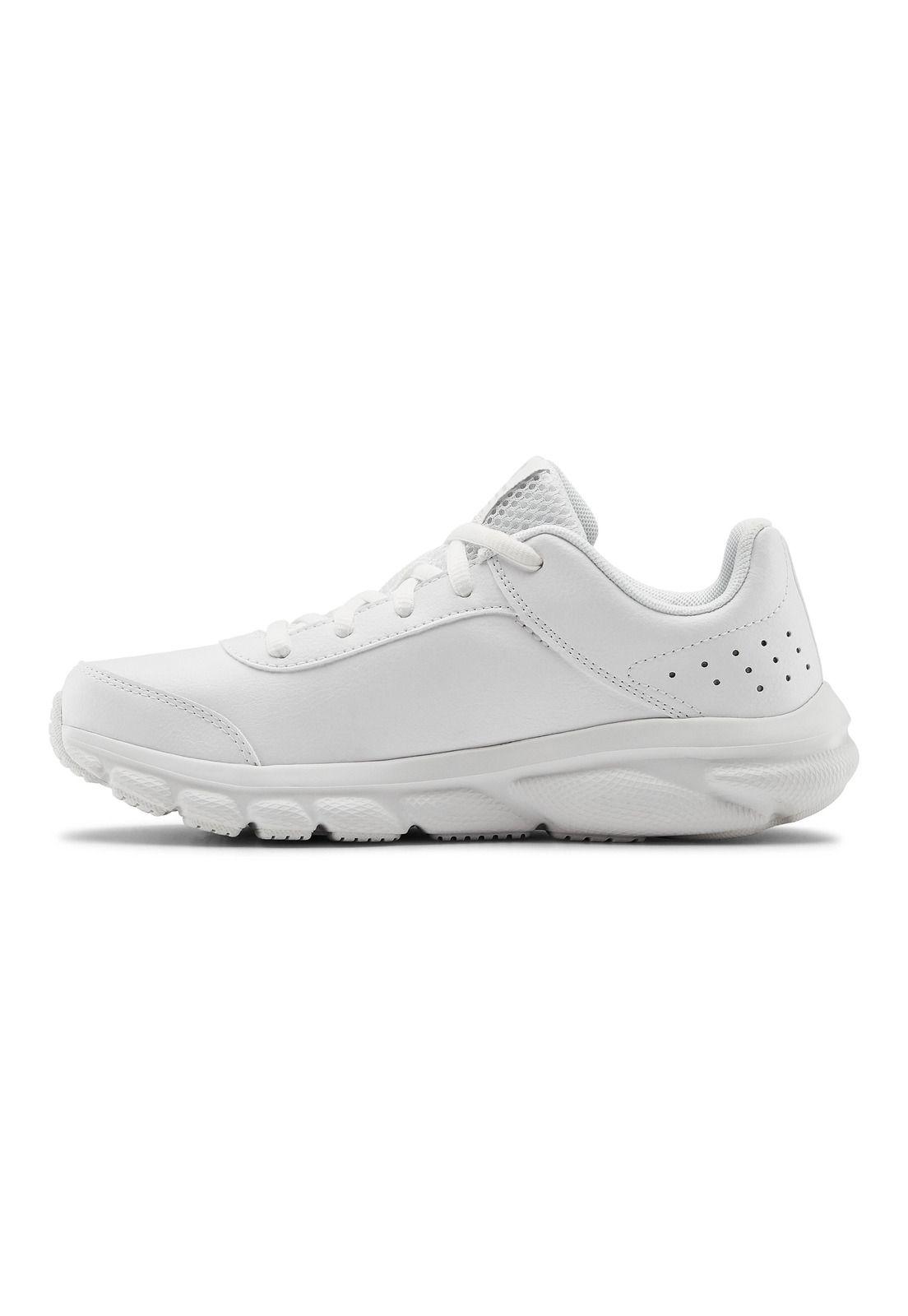 Zapatillas de running UA Assert 8 UFM SYN niños Blanco-1