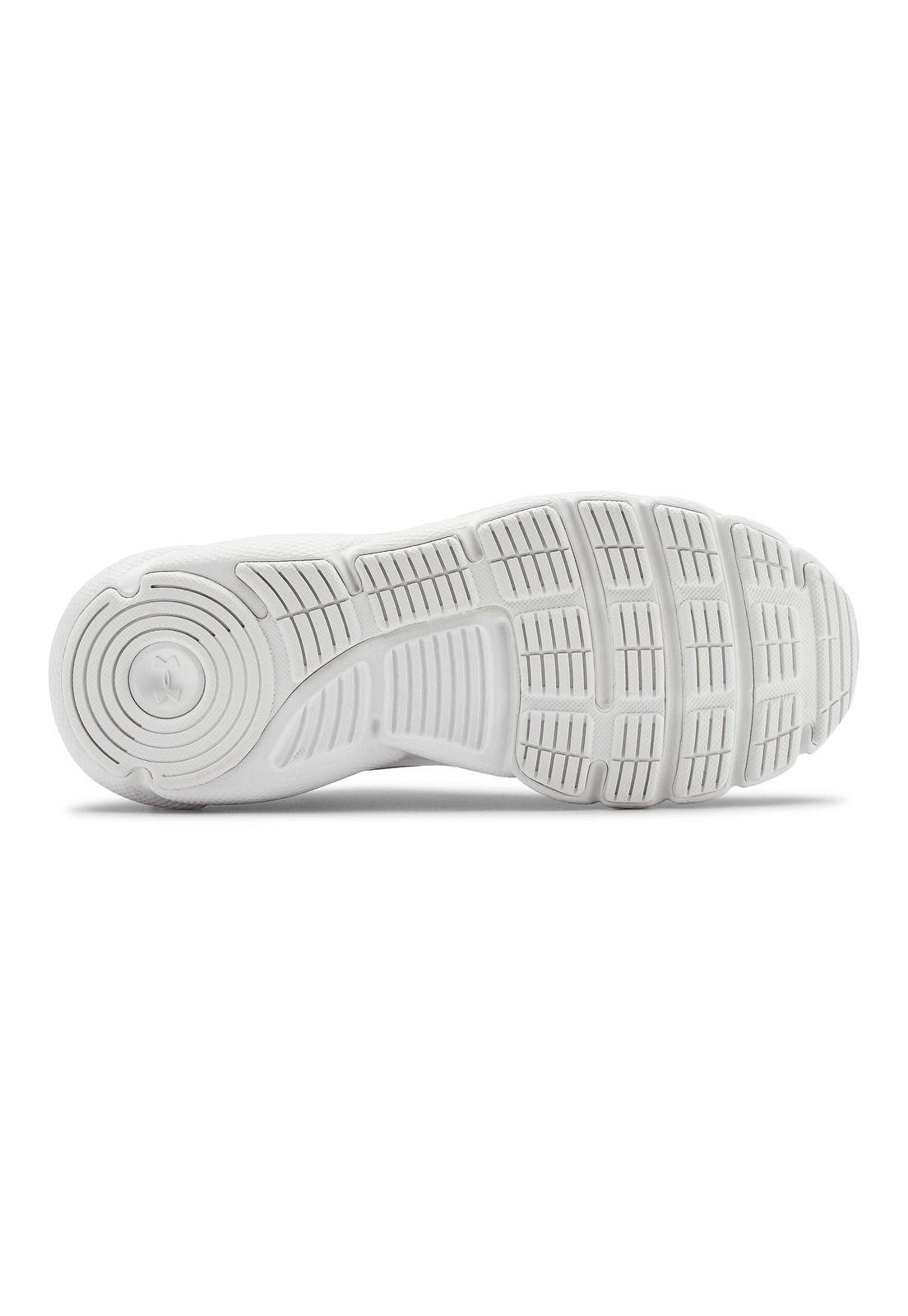 Zapatillas de running UA Assert 8 UFM SYN niños Blanco-3