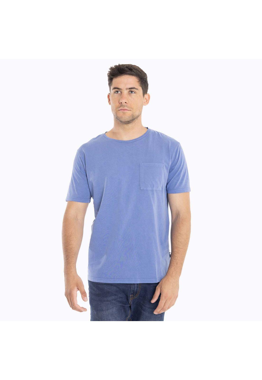 Polera Hombre Susquehanna Celeste Merrell-0