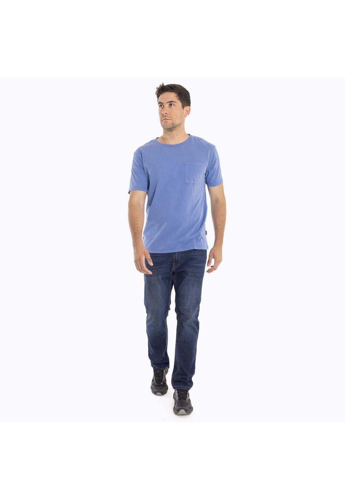 Polera Hombre Susquehanna Celeste Merrell-5