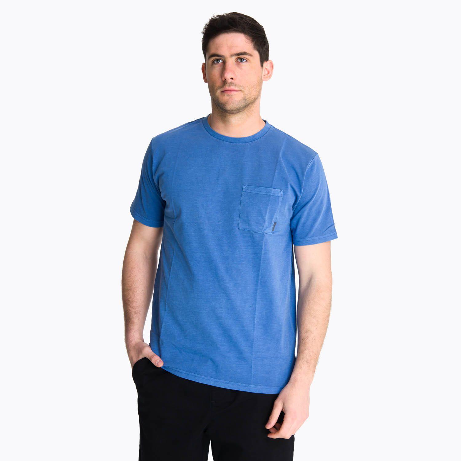 Polera Hombre Susquehanna Celeste Merrell-0