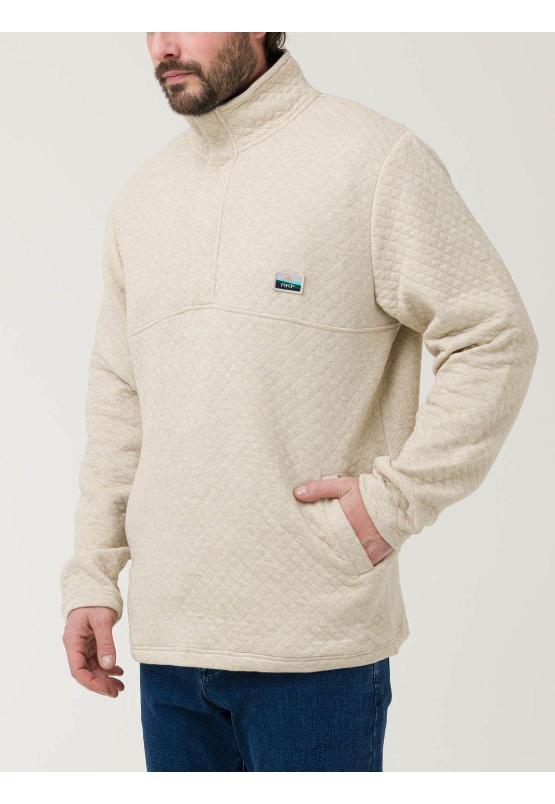Polerón Algodón Orgánico Hombre Haze Beige-5