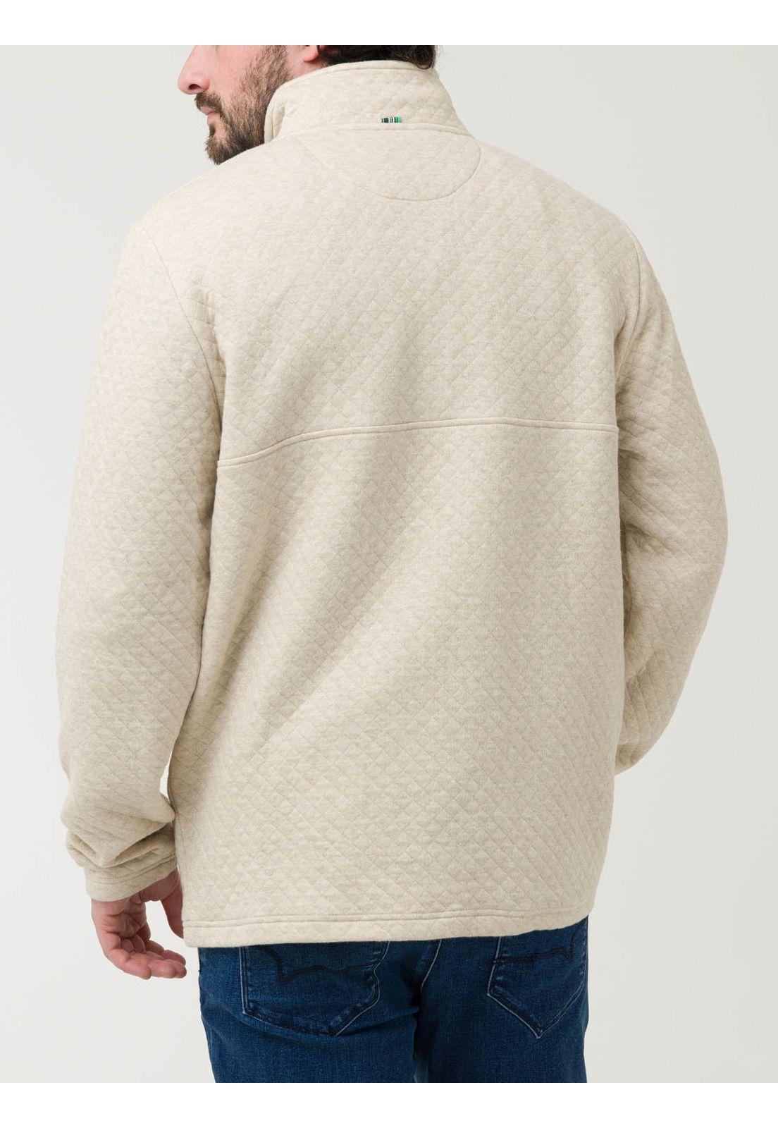 Polerón Algodón Orgánico Hombre Haze Beige-6