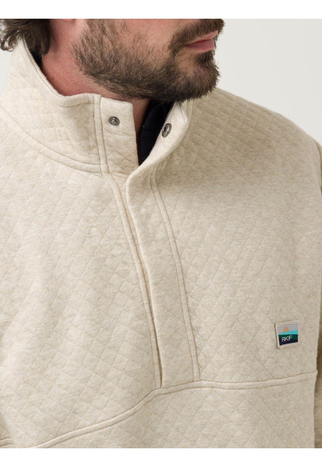 Polerón Algodón Orgánico Hombre Haze Beige-7