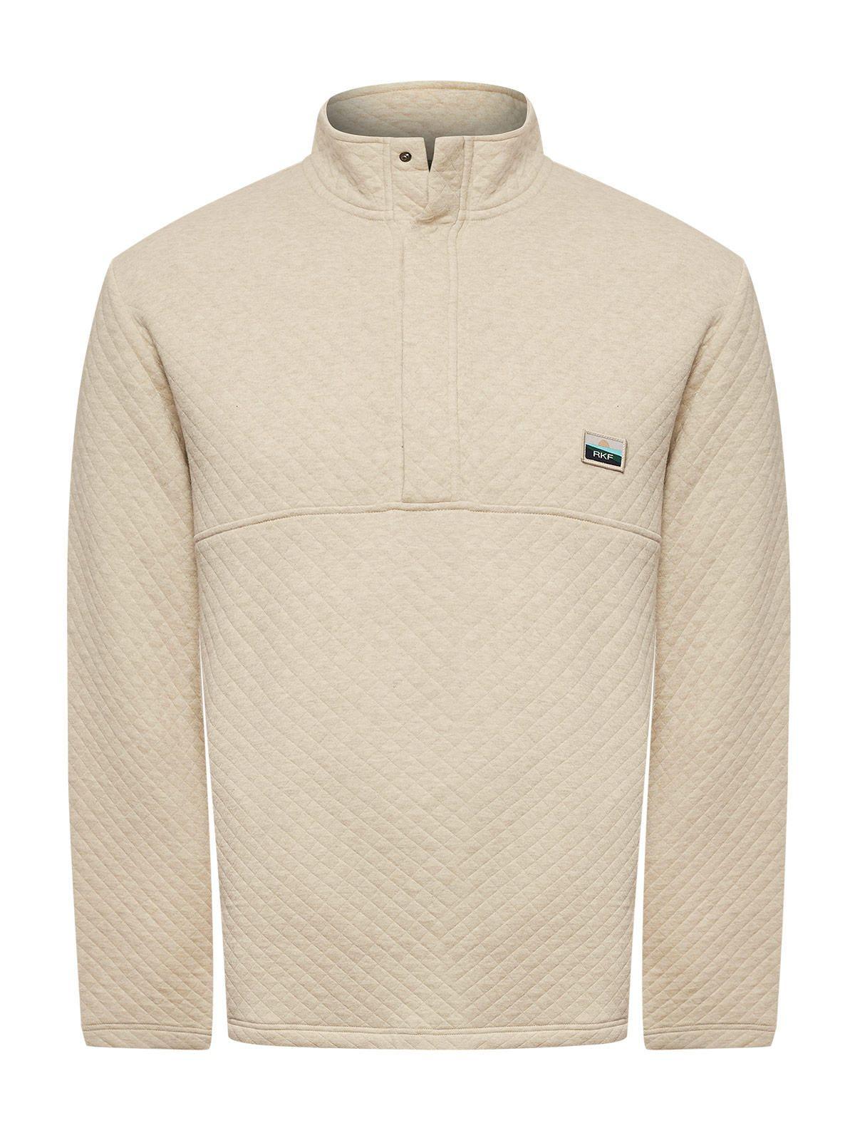 Polerón Algodón Orgánico Hombre Haze Beige-0
