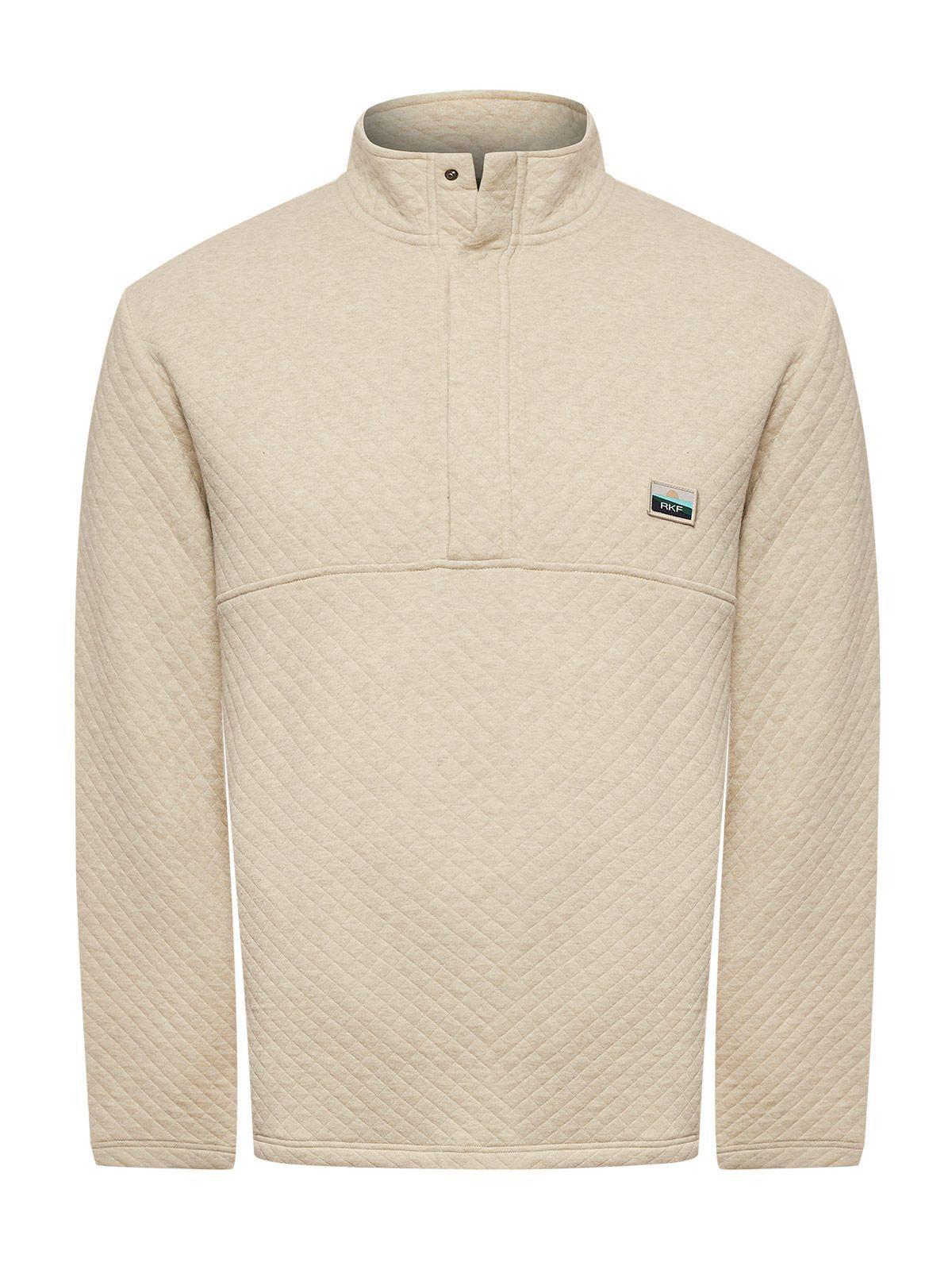 Polerón Algodón Orgánico Hombre Haze Beige-0