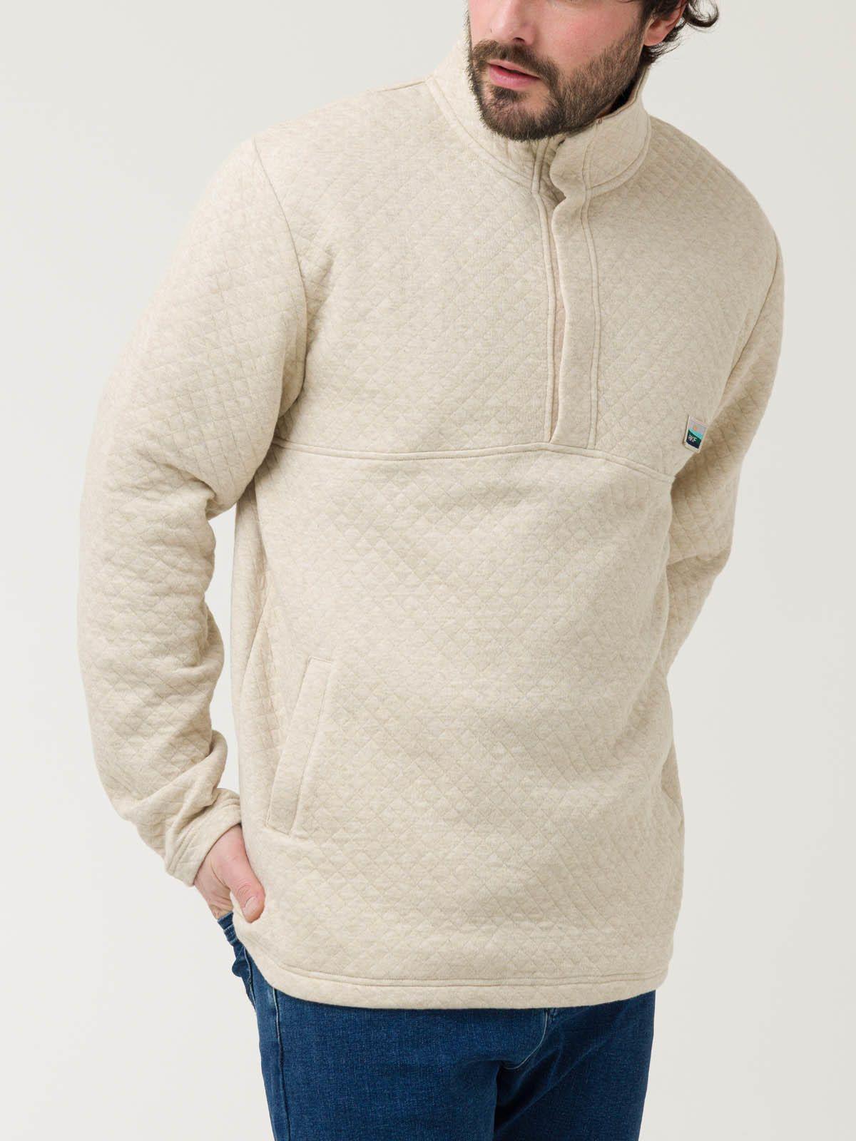 Polerón Algodón Orgánico Hombre Haze Beige-4