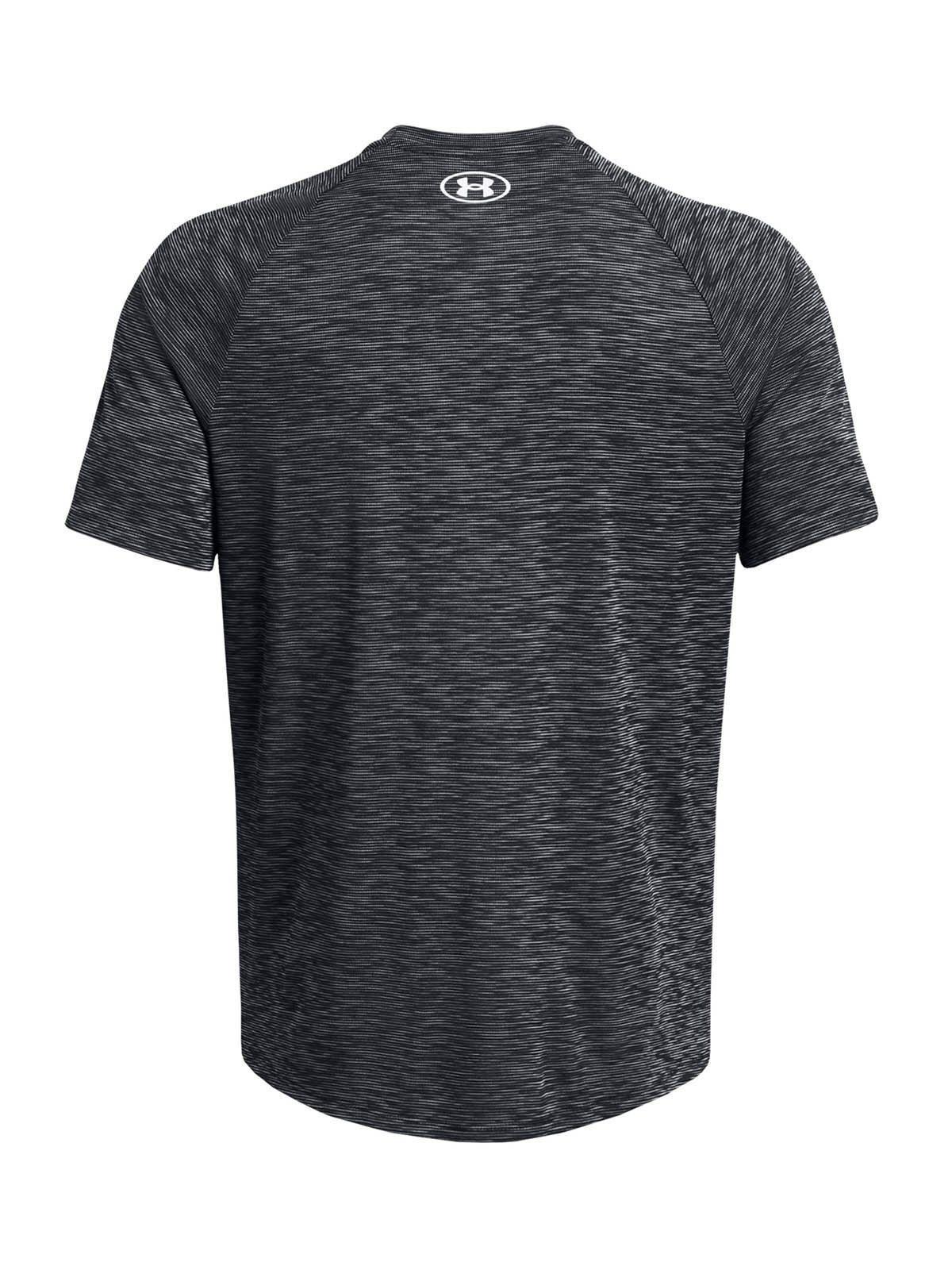 Polera texturizada UA Tech hombre Negro-1