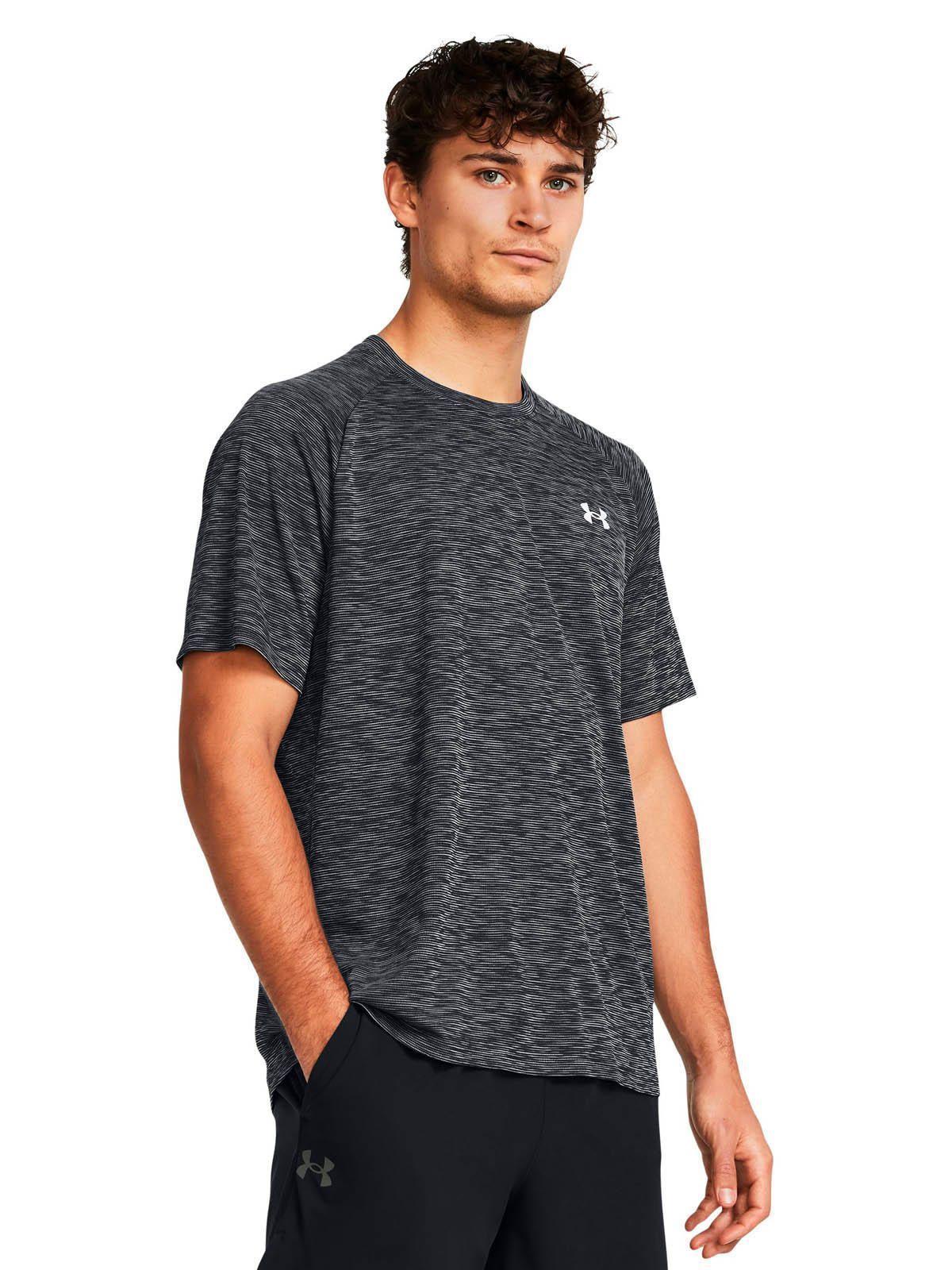 Polera texturizada UA Tech hombre Negro-3