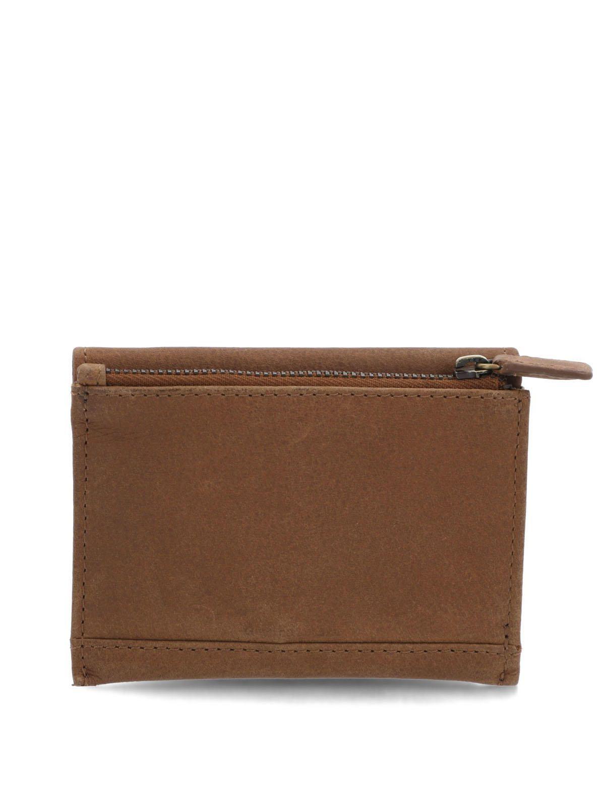 Billetera Cuero Mujer Th Greta Flap Café-1