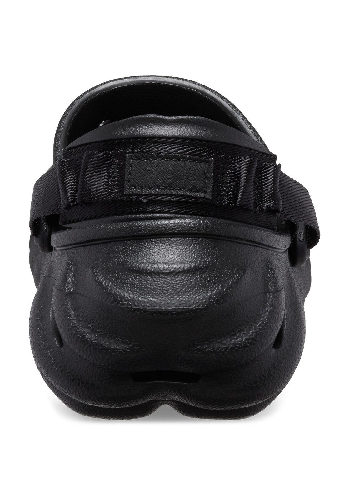 Zueco Crocs Hombre Echo Clog Negro-7
