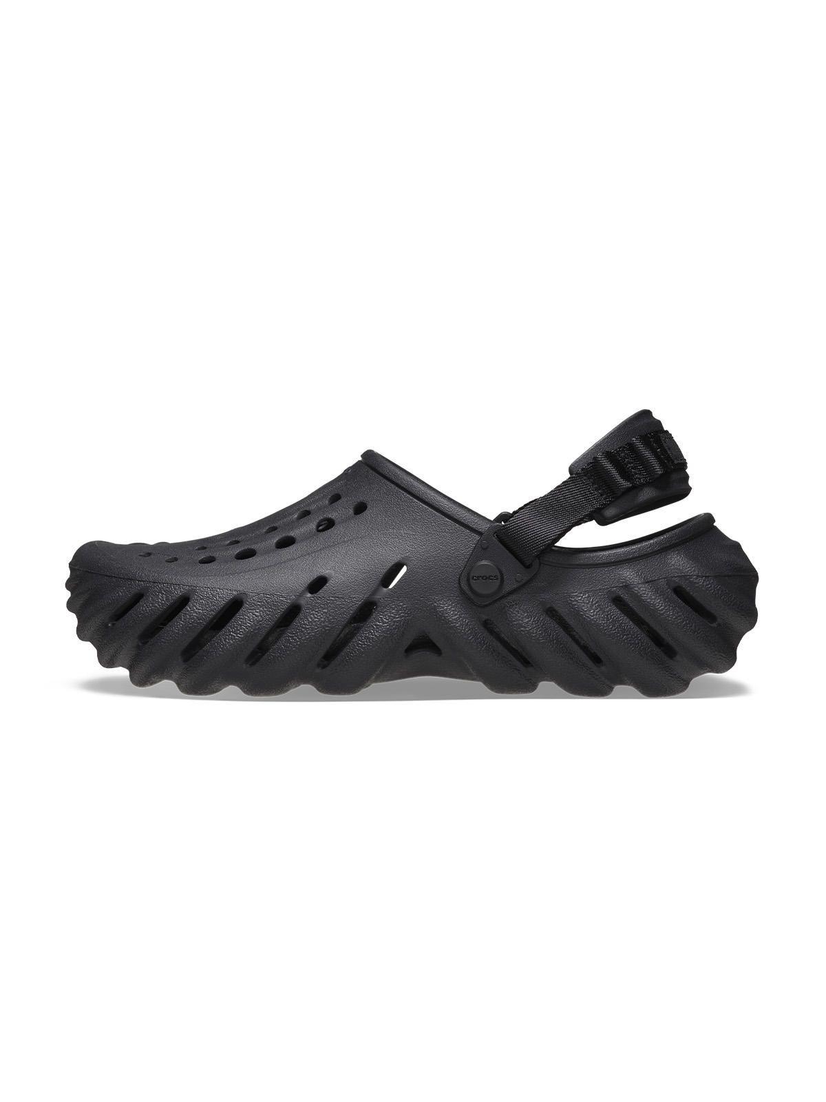 Zueco Crocs Hombre Echo Clog Negro-1