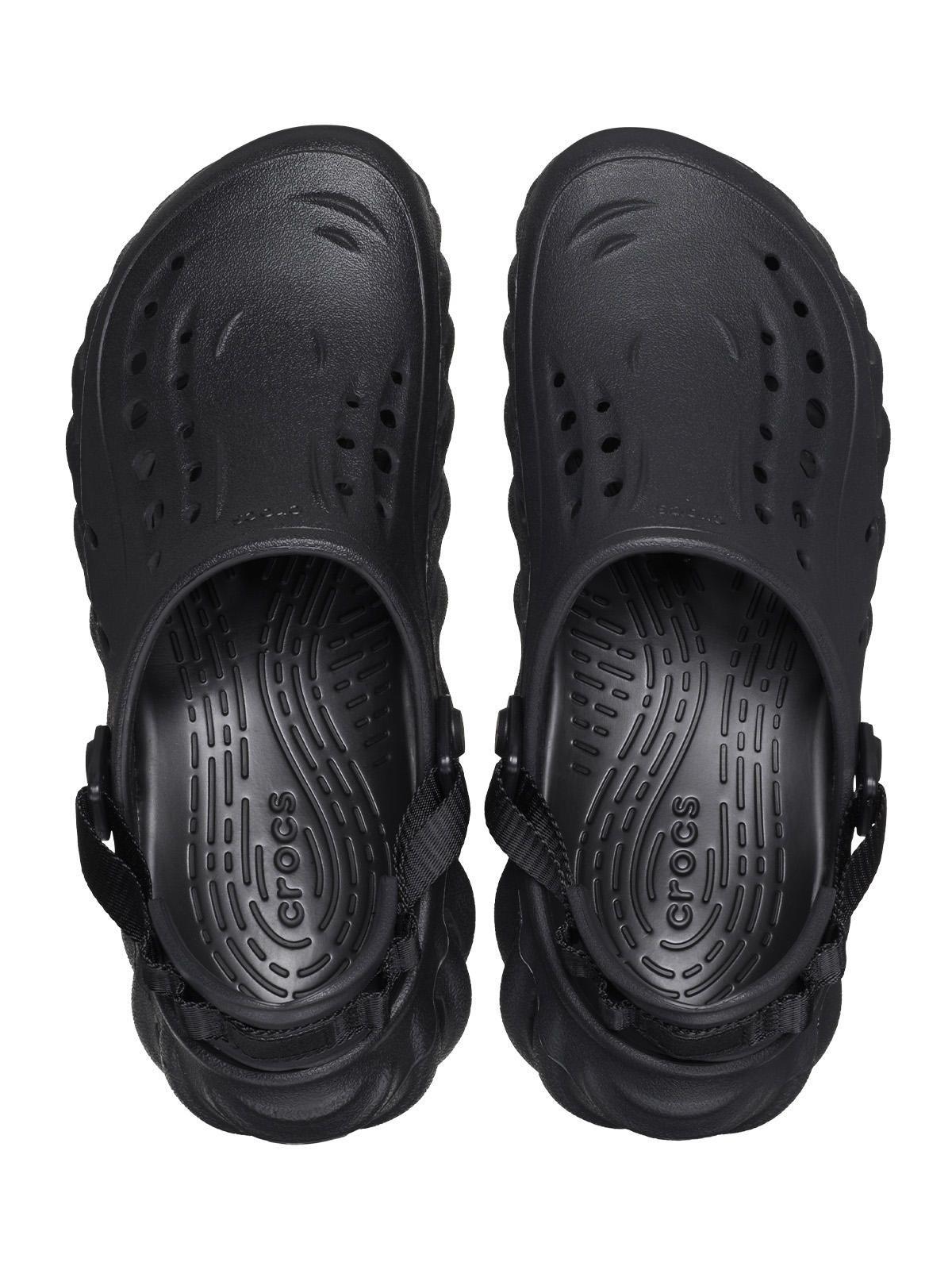 Zueco Crocs Hombre Echo Clog Negro-4