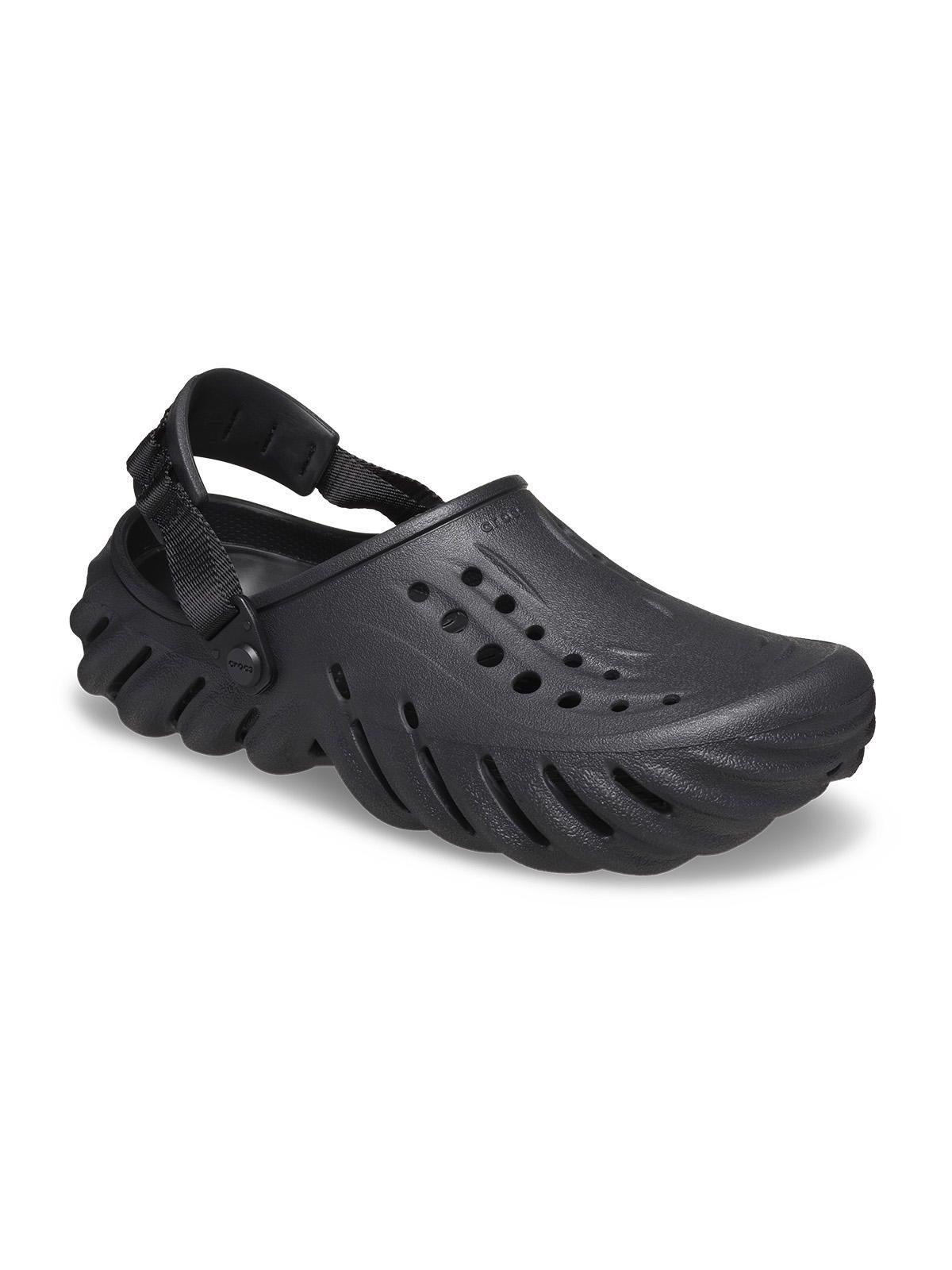 Zueco Crocs Hombre Echo Clog Negro-6