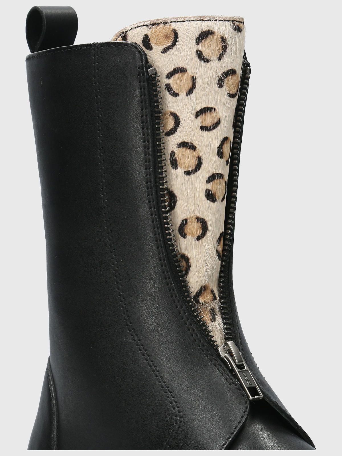 Botín Cuero Mujer Kimmi Negro-7