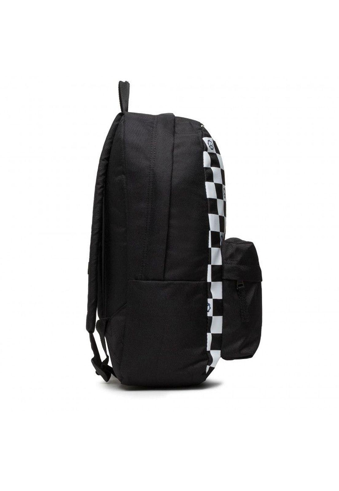 Mochila Mujer Wm Glitter Check Realm Black-Lilas-1