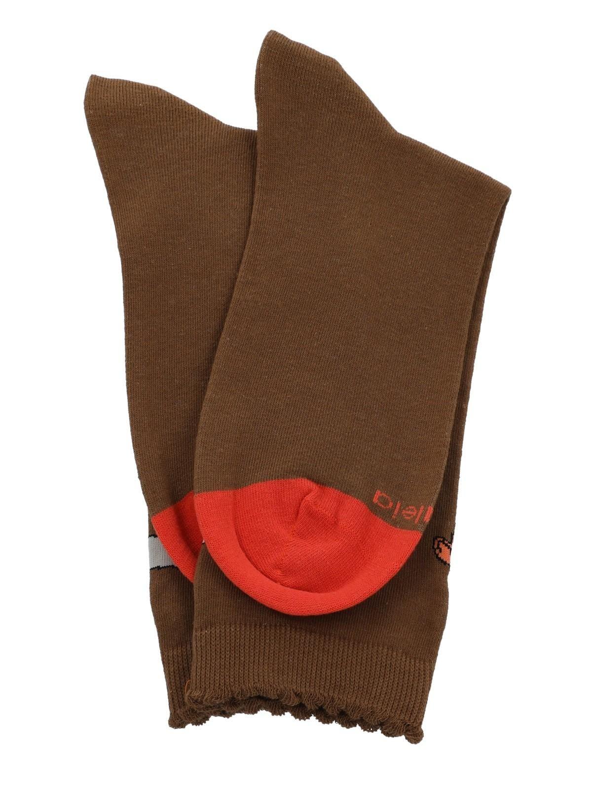 Calcetín Algodón Mujer C St Dogs Café-2