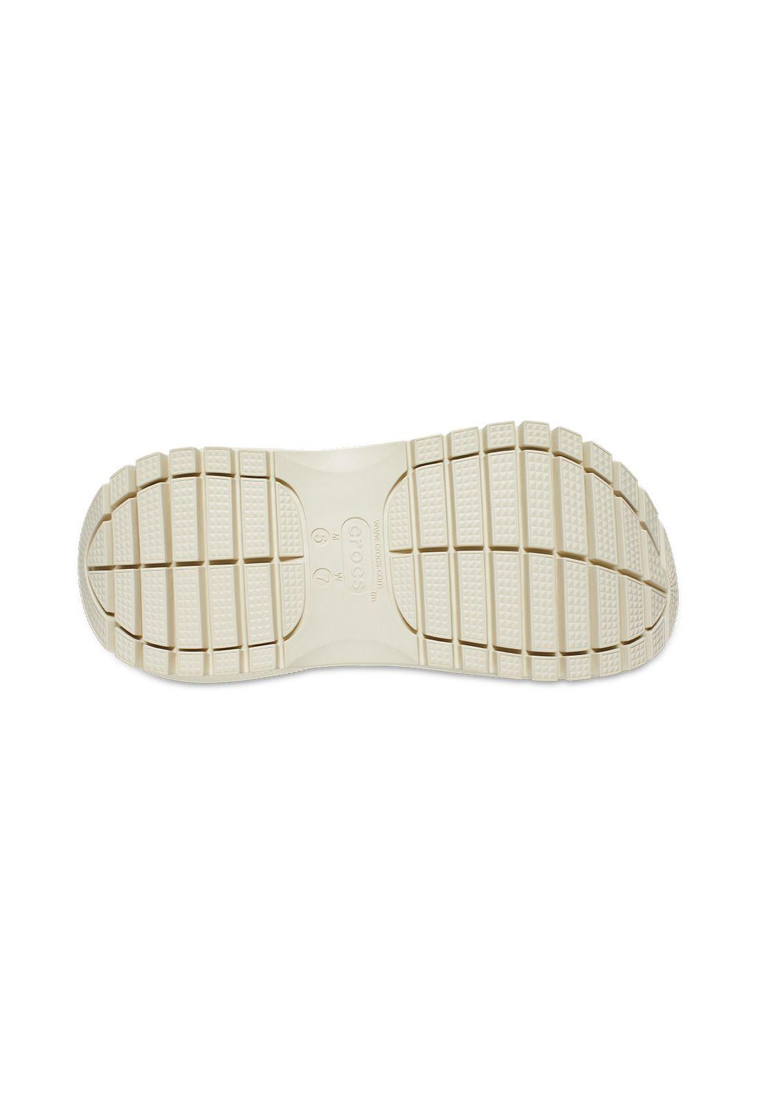 Zueco Crocs Mujer Mega Crush Clog Beige-5