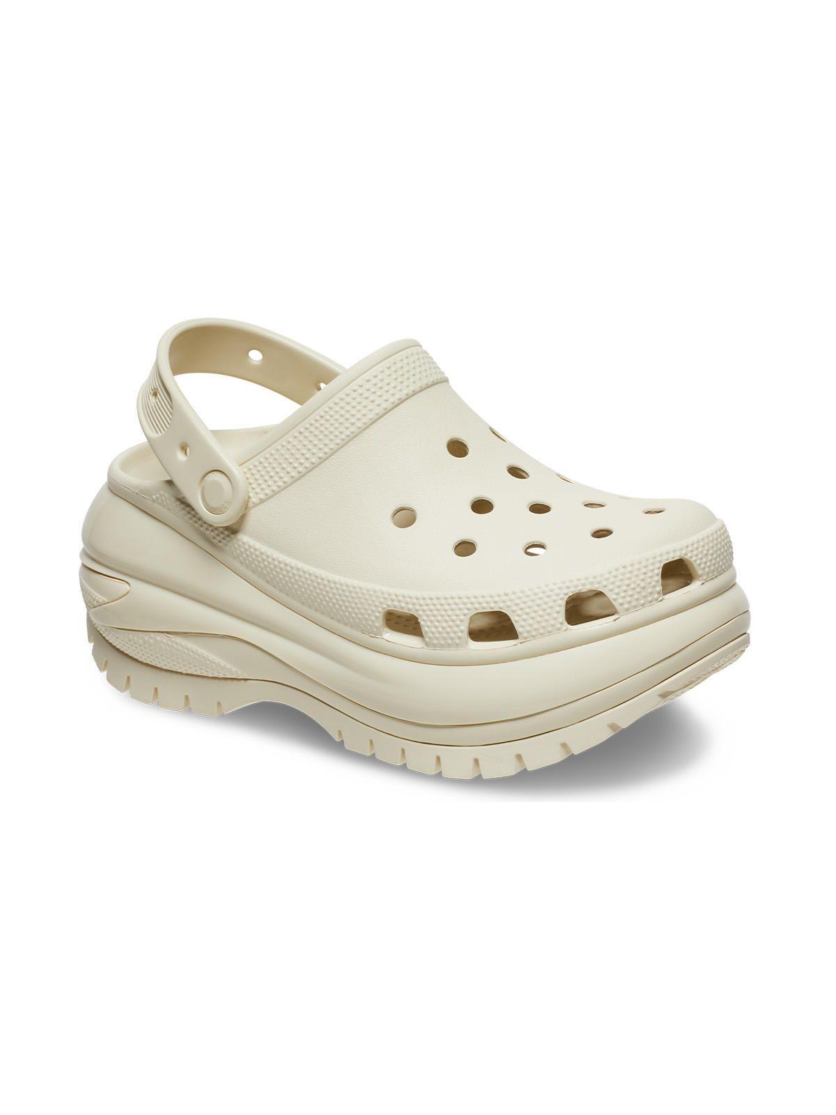 Zueco Crocs Mujer Mega Crush Clog Beige-6
