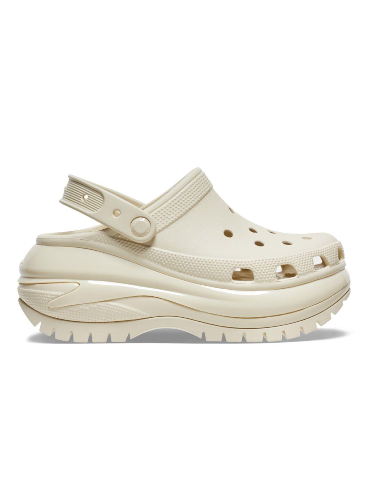 Zueco Crocs Mujer Mega Crush Clog Beige-0