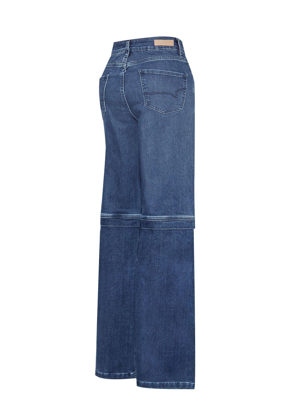 Jeans Algodón Mujer Traful Azul-1