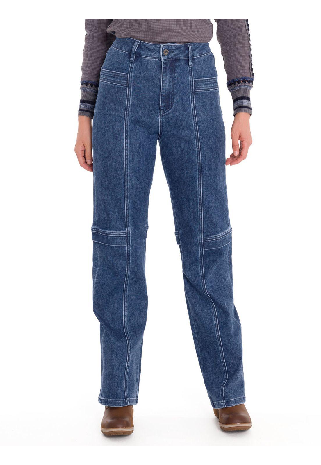 Jeans Algodón Mujer Traful Azul-4