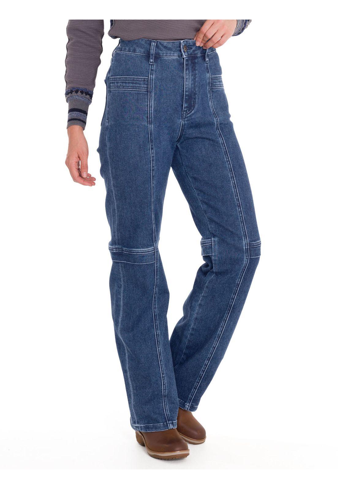 Jeans Algodón Mujer Traful Azul-5