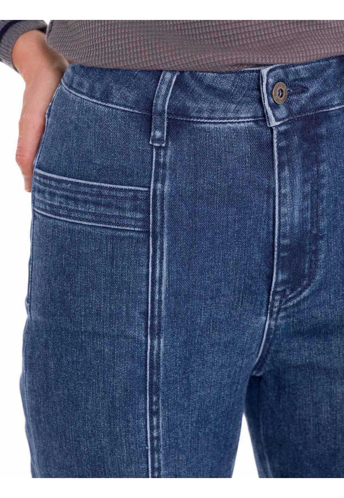 Jeans Algodón Mujer Traful Azul-7
