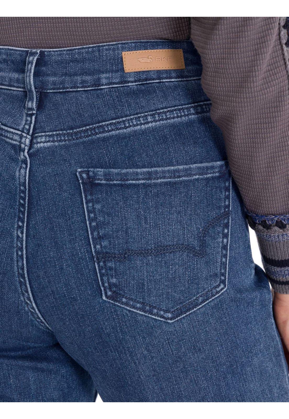 Jeans Algodón Mujer Traful Azul-8