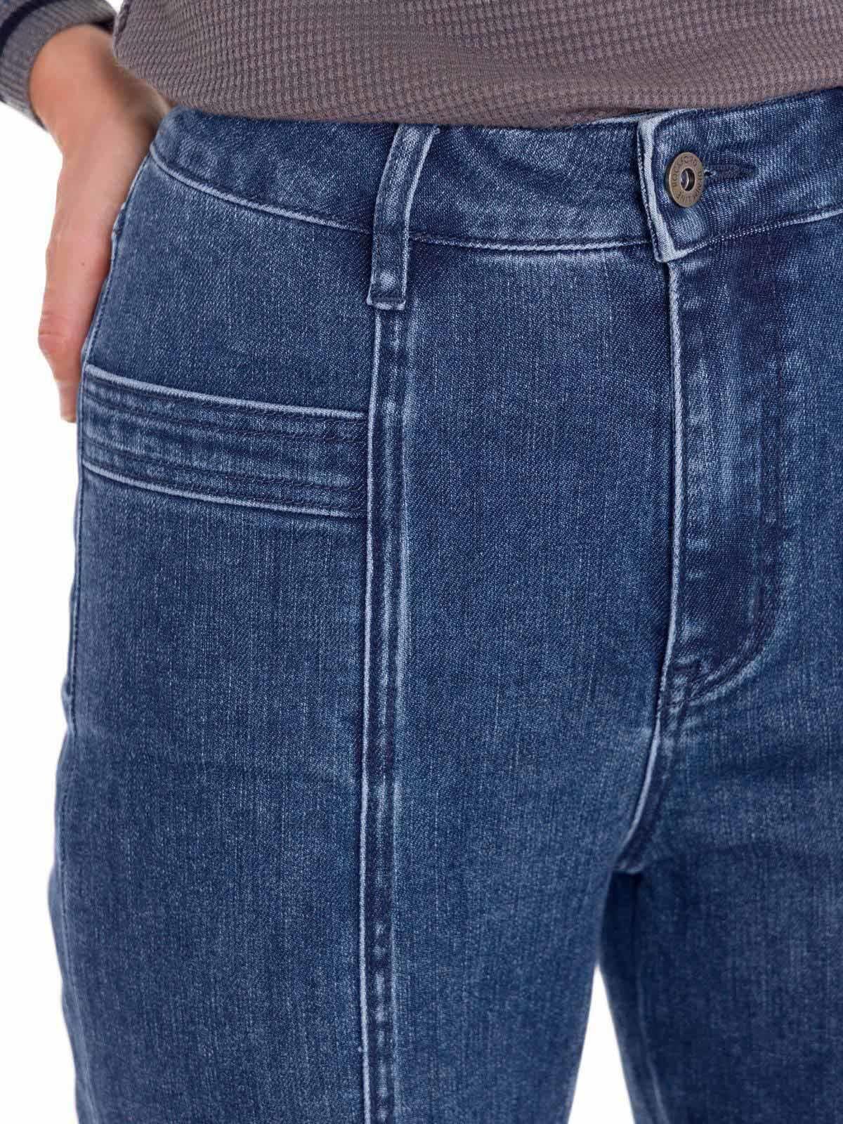 Jeans Algodón Mujer Traful Azul-7