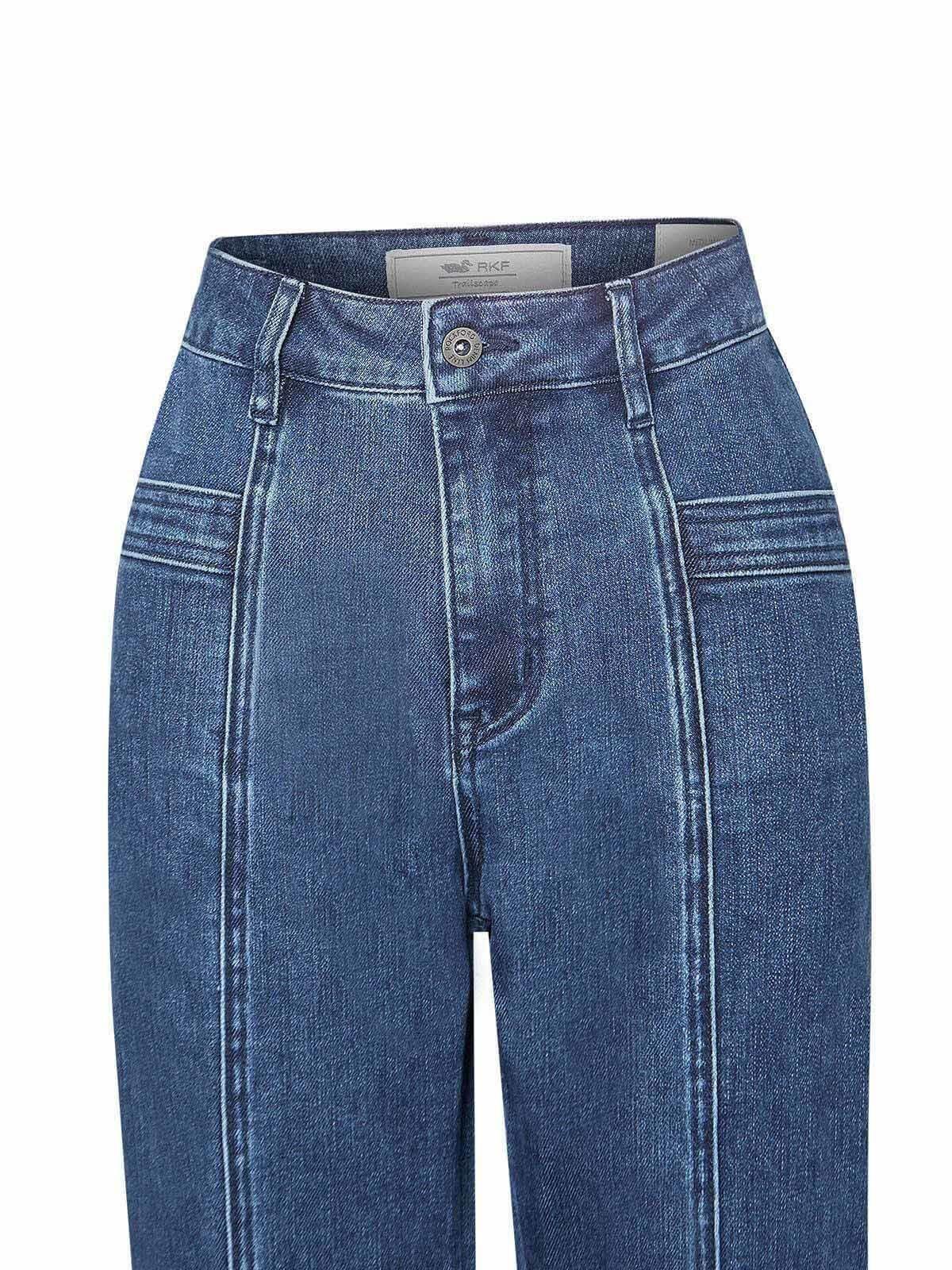 Jeans Algodón Mujer Traful Azul-3