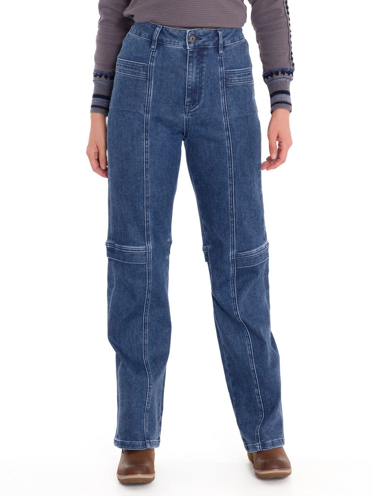 Jeans Algodón Mujer Traful Azul-4