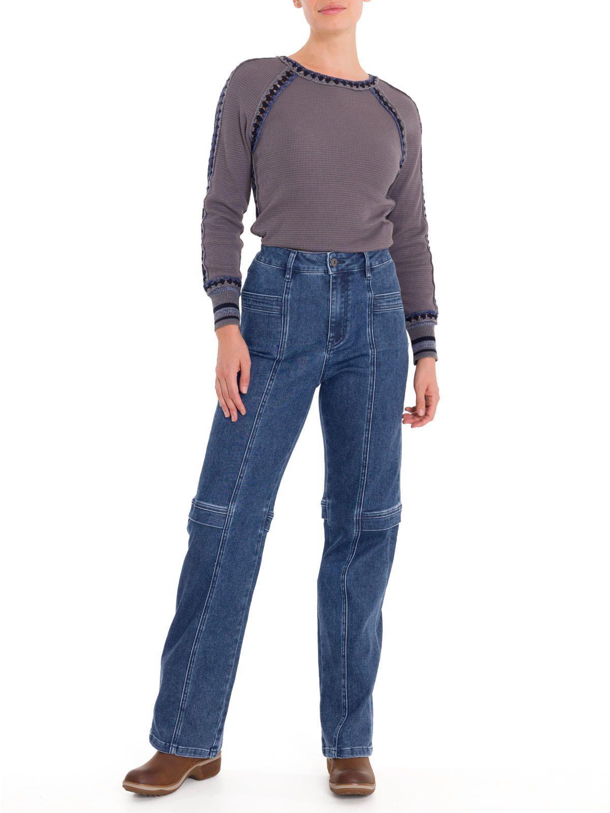 Jeans Algodón Mujer Traful Azul-9