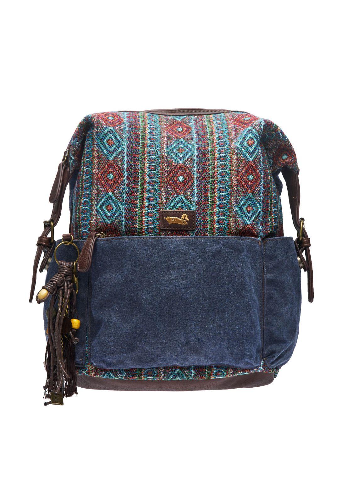 Mochila Mujer Viena Back Azul-0