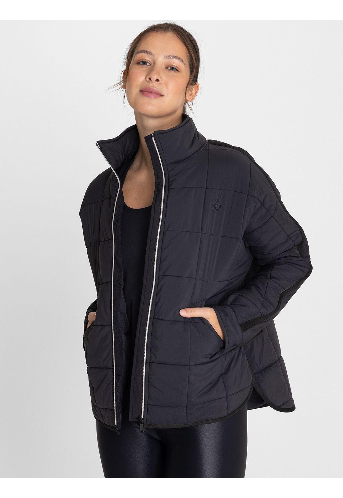 Parka Puffer Mujer Creta Negro-1