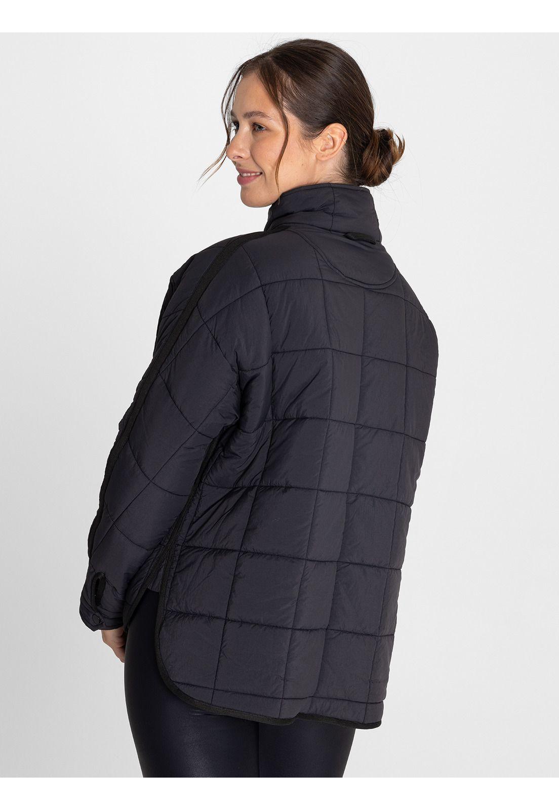 Parka Puffer Mujer Creta Negro-3
