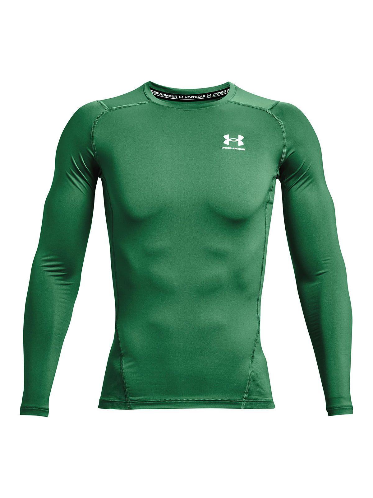 Primera Capa Superior Hombre Heatgear Armour Comp Verde-0