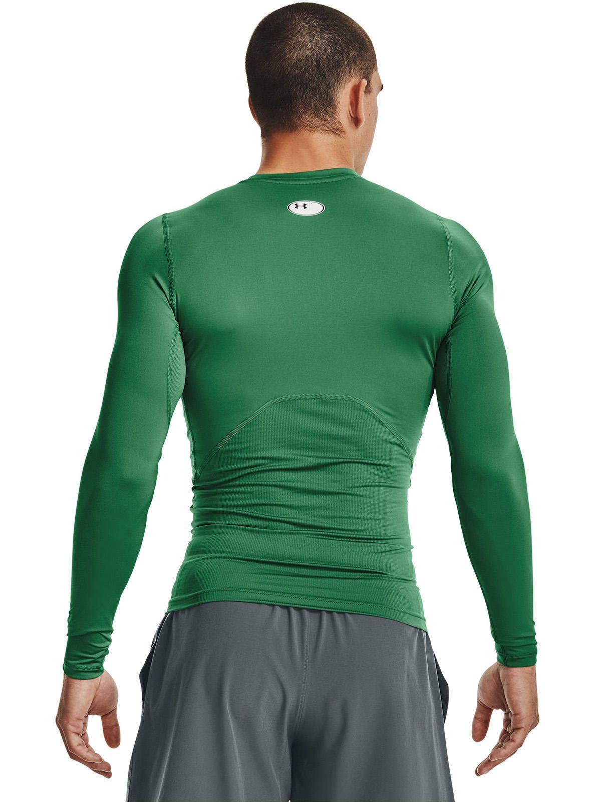 Primera Capa Superior Hombre Heatgear Armour Comp Verde-4
